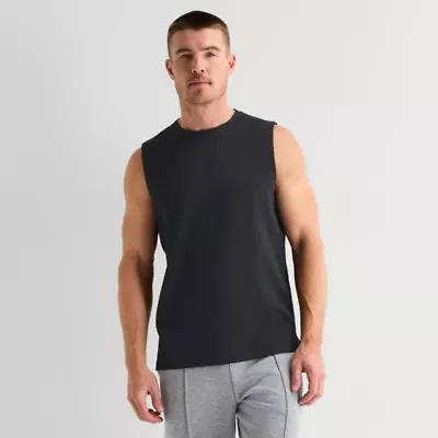 Stylus Mens Crew Neck Sleeveless Muscle T-Shirt