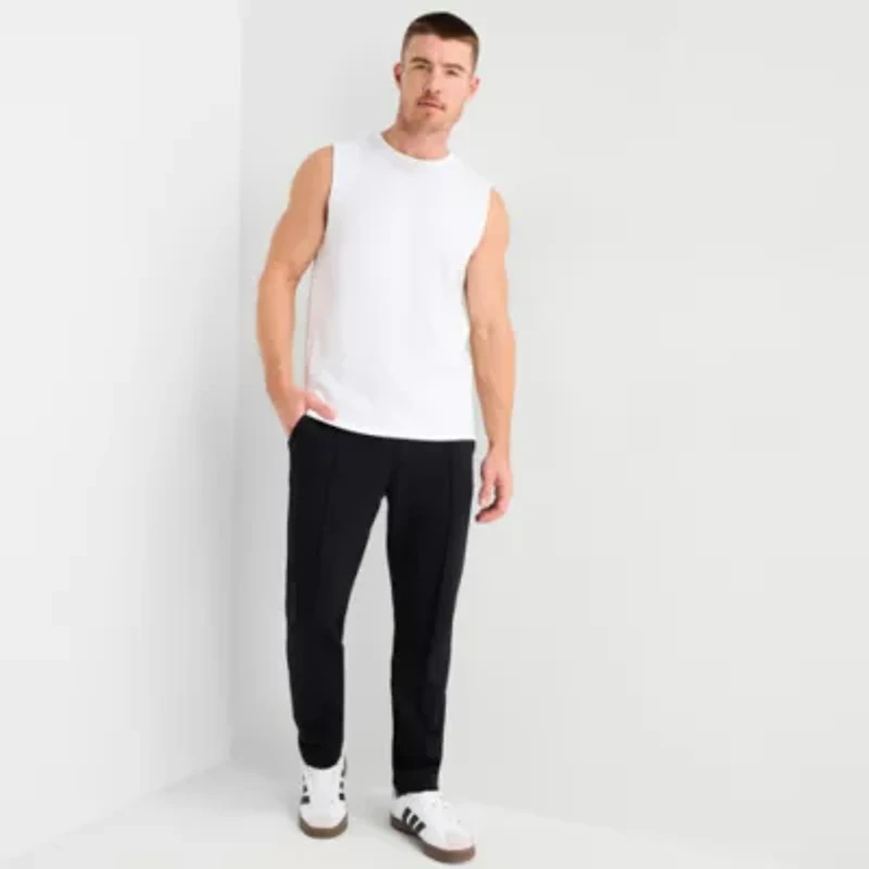 Stylus Mens Crew Neck Sleeveless Muscle T-Shirt