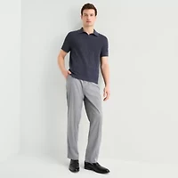 J. Ferrar Johnny Collar Mens Short Sleeve Polo Sweater