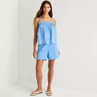 a.n.a Womens Square Neck Sleeveless Tank Top