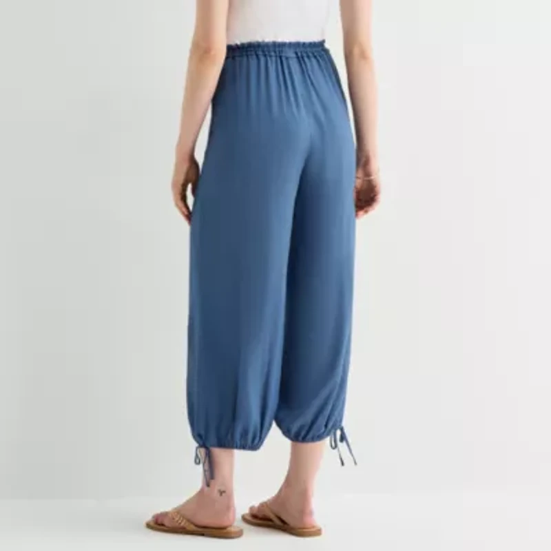 a.n.a Womens Crinkle Harem Pant