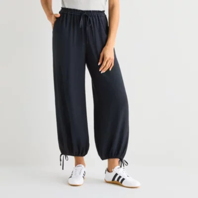a.n.a Womens Crinkle Harem Pant