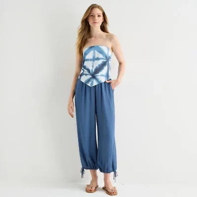 a.n.a Womens Crinkle Harem Pant