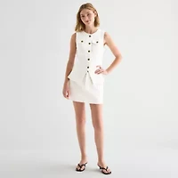 a.n.a Womens Mid Rise Mini Denim Skirt