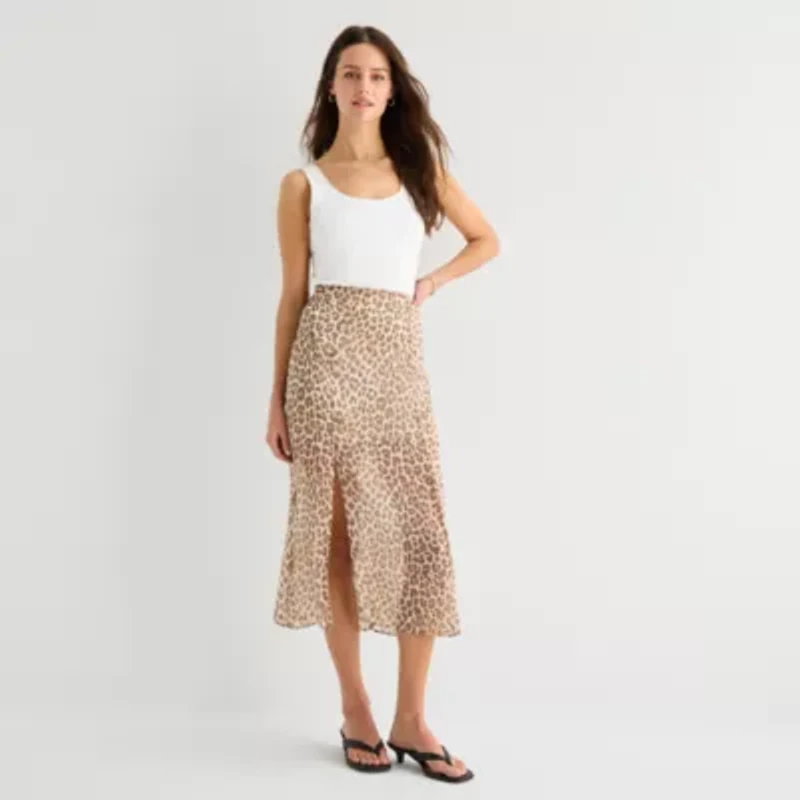a.n.a Womens Midi Skirt