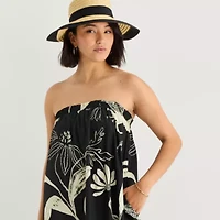 a.n.a Womens Sleeveless Midi Maxi Dress