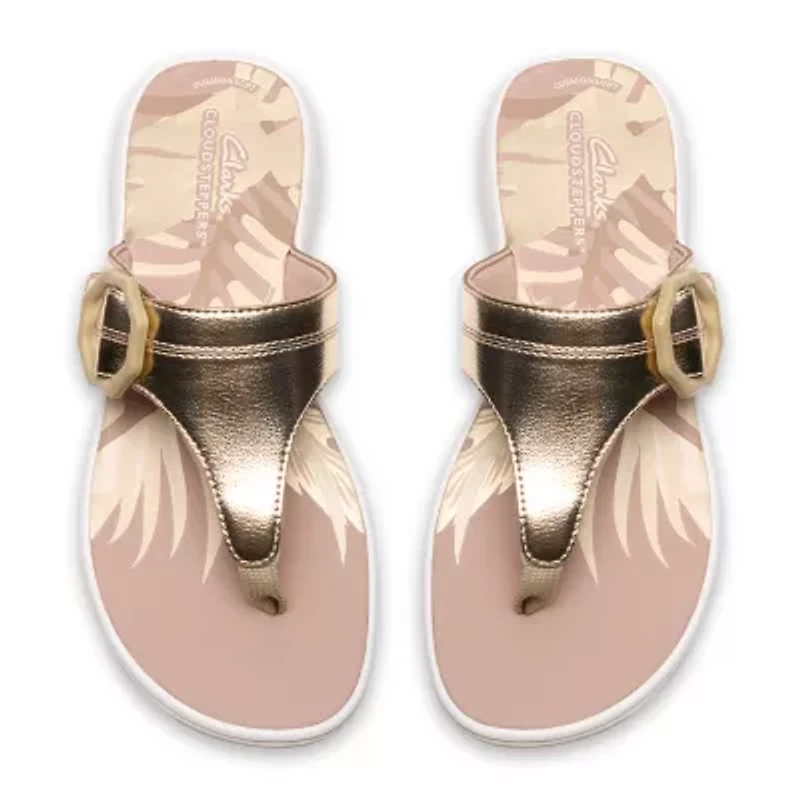 Clarks Cloudsteppers Womens Breeze Cove Flip-Flops