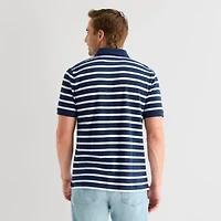 St. John's Bay Johnny Collar Mens Classic Fit Short Sleeve Polo Shirt