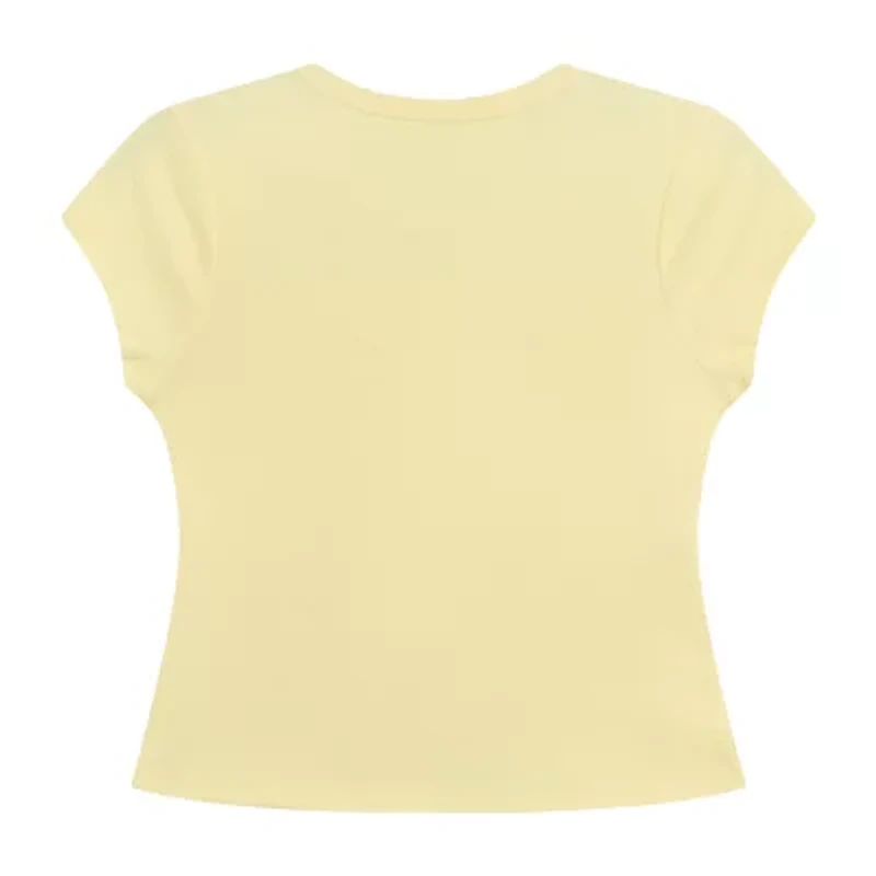 by&by girl Big Kid Girls Round Neck Short Sleeve T-Shirt