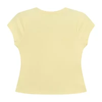 by&by girl Big Kid Girls Round Neck Short Sleeve T-Shirt