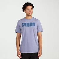 PUMA Mens Crew Neck Short Sleeve Regular Fit Graphic T-Shirt