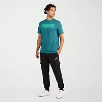 PUMA Mens Crew Neck Short Sleeve Regular Fit Graphic T-Shirt