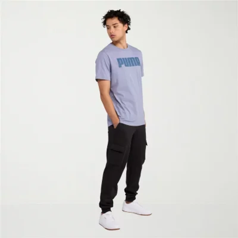 PUMA Mens Crew Neck Short Sleeve Regular Fit Graphic T-Shirt