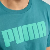PUMA Mens Crew Neck Short Sleeve Regular Fit Graphic T-Shirt