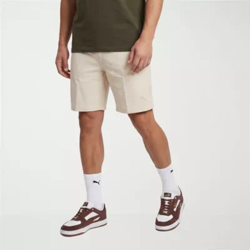 PUMA Mens 9" Adjustable Waist Drawstring Pull-On Short