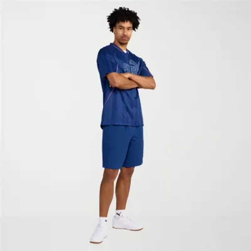 PUMA Mens 9" Adjustable Waist Drawstring Pull-On Short