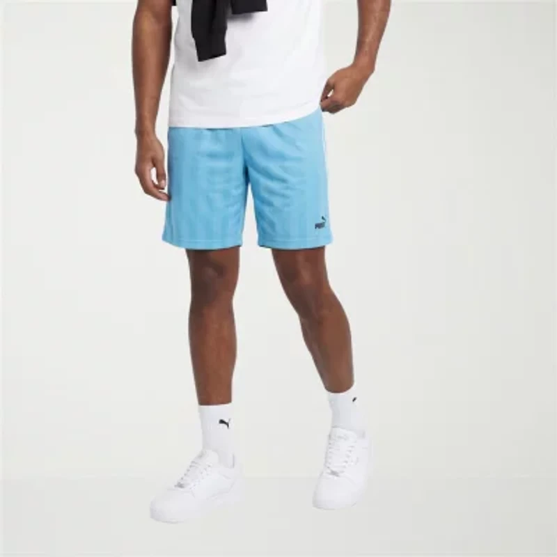 PUMA Mens 8" Adjustable Waist Drawstring Soccer Short