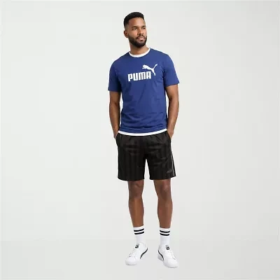 PUMA Mens 8" Adjustable Waist Drawstring Soccer Short