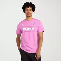 PUMA Mens Crew Neck Short Sleeve Regular Fit Graphic T-Shirt