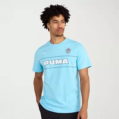 PUMA Mens Crew Neck Short Sleeve Regular Fit Graphic T-Shirt