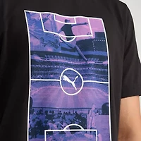 PUMA Mens Crew Neck Short Sleeve Regular Fit Graphic T-Shirt