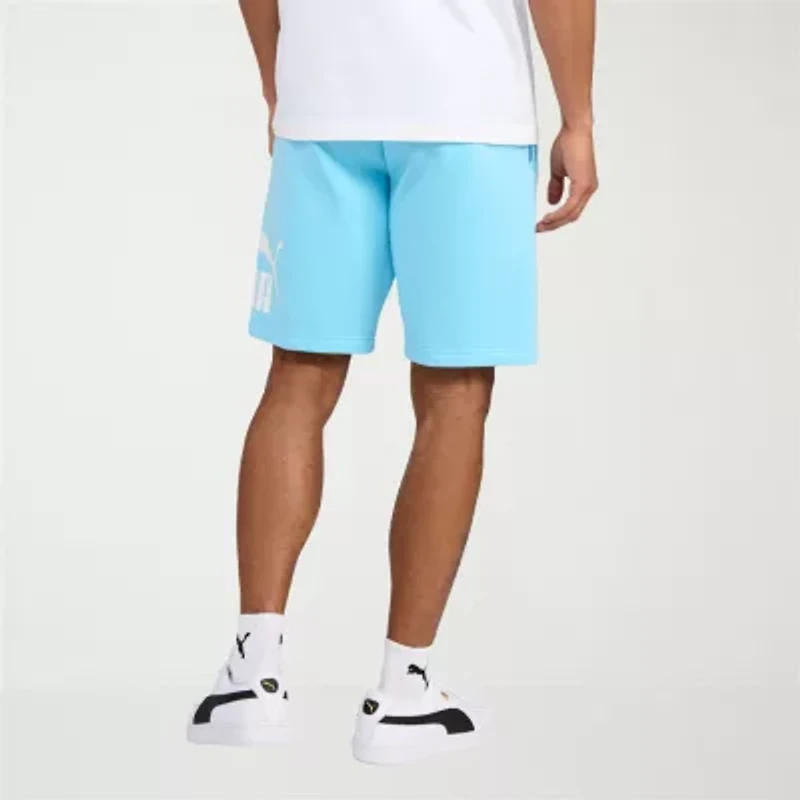 PUMA Mens 10" Adjustable Waist Drawstring Workout Shorts