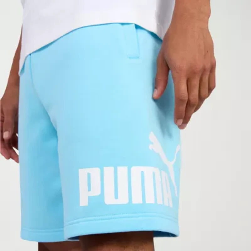 PUMA Mens 10" Adjustable Waist Drawstring Workout Shorts