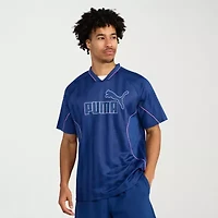 PUMA Mens V Neck Short Sleeve Moisture Wicking Jersey