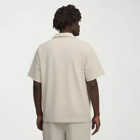 PUMA Mens Short Sleeve Regular Fit Stretch Fabric Button-Down Shirt