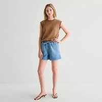 a.n.a Womens Tall Round Neck Sleeveless T-Shirt