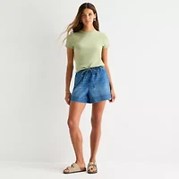 a.n.a Perfect Tee Womens Crew Neck Short Sleeve T-Shirt