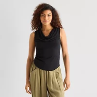 a.n.a Womens Cowl Neck Sleeveless Tank Top