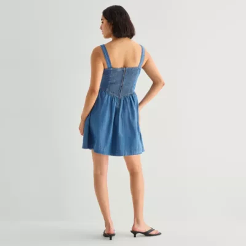 a.n.a Womens Sleeveless Drop Waist Dress