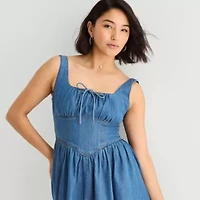 a.n.a Womens Sleeveless Drop Waist Dress