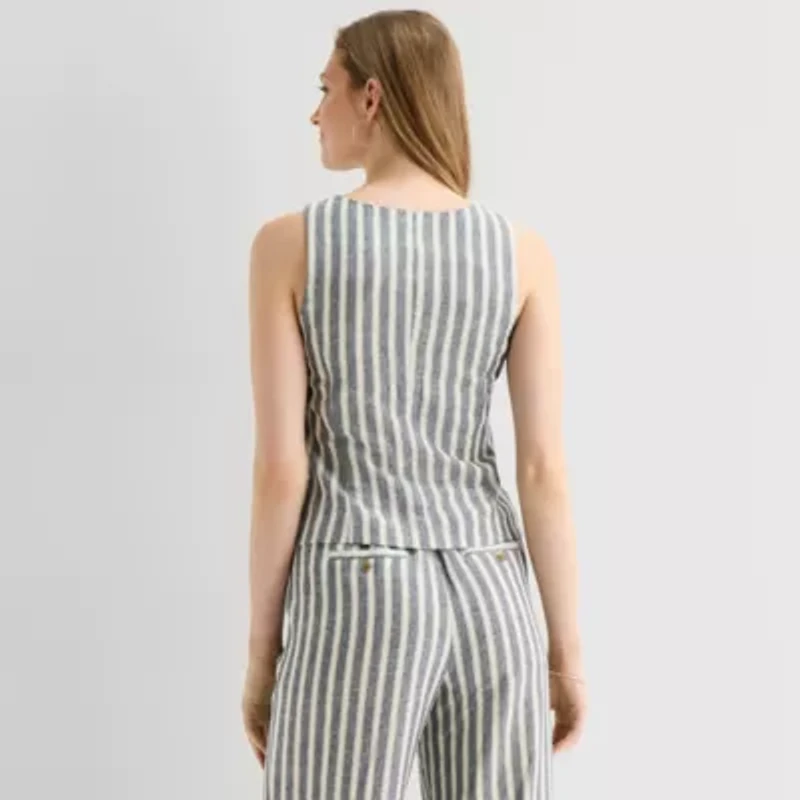 a.n.a Womens Square Neck Sleeveless Vest