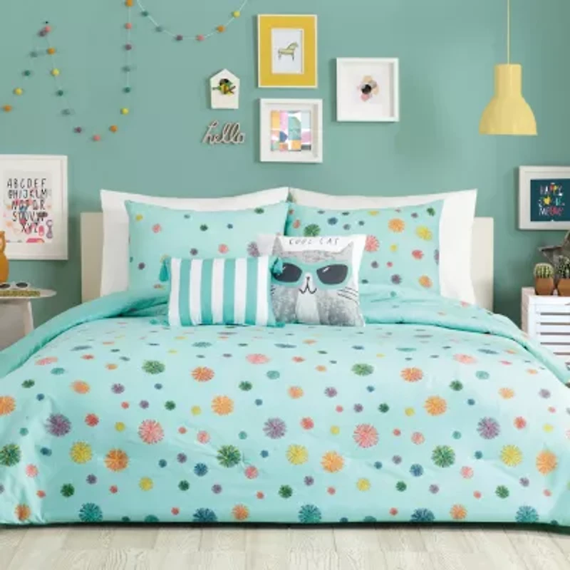 Urban Playground Pom Comforter Set