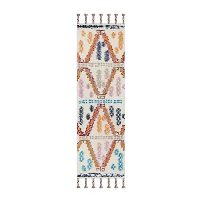 Safavieh Casablanca Collection Trenton Geometric Runner Rug