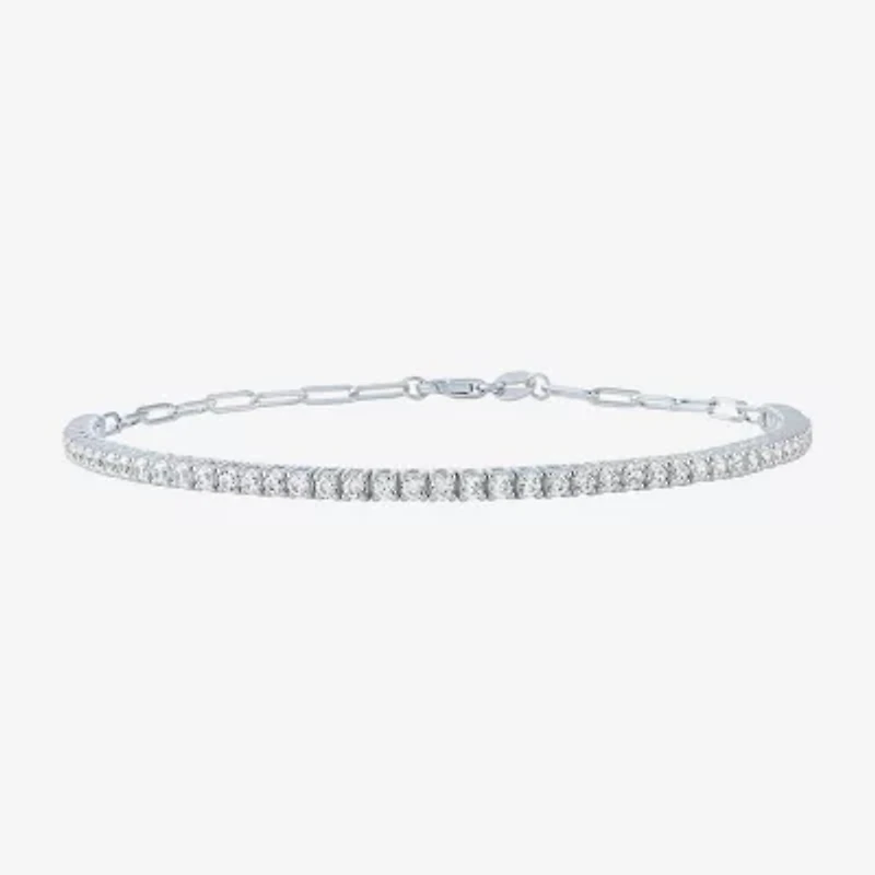 Diamond Addiction (G-H / Si2-I1) 1 1/2 CT. T.W. Lab Grown White 10K Gold 8 Inch Tennis Bracelet