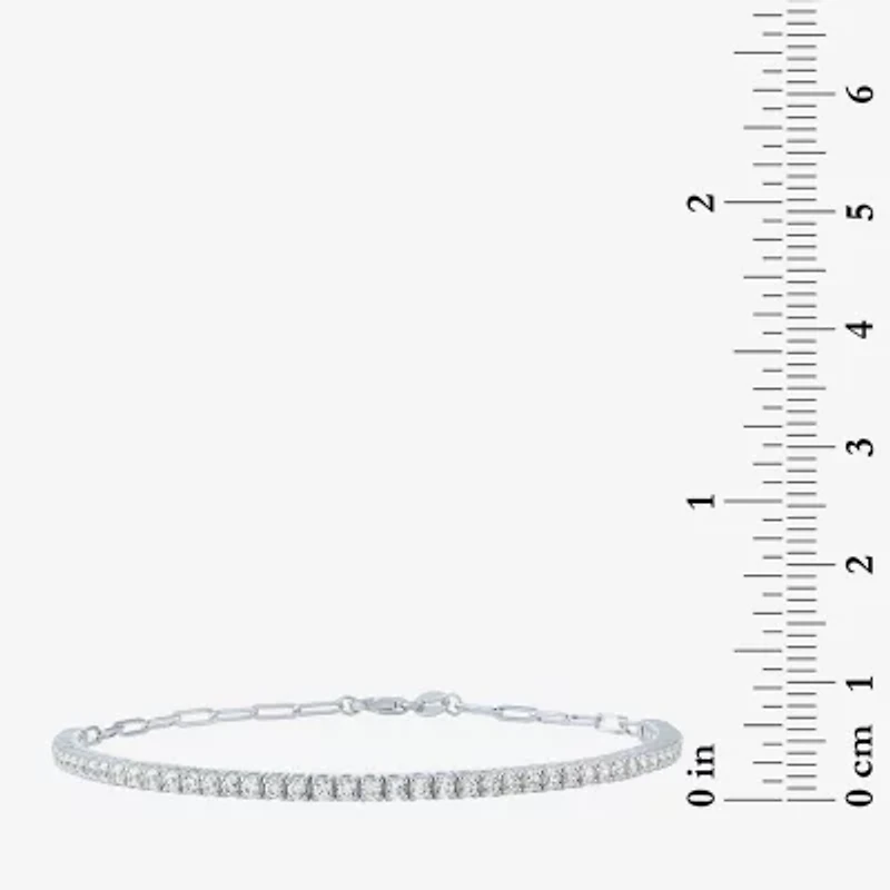 Diamond Addiction (G-H / Si2-I1) 1 1/2 CT. T.W. Lab Grown White 10K Gold 8 Inch Tennis Bracelet