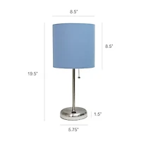 Stick Lamp with USB Charging Port Set of 2