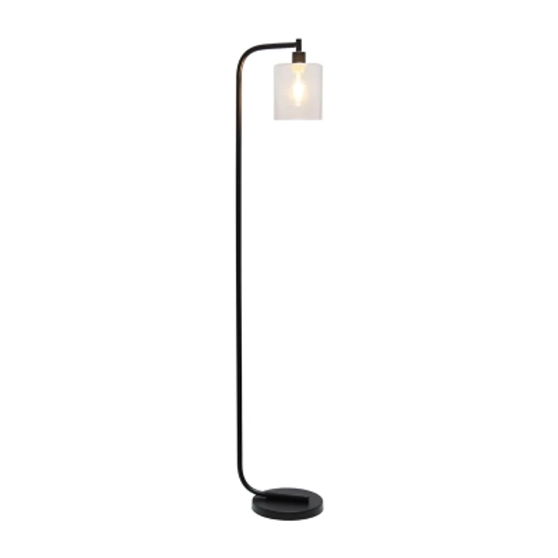 Antique Style Industrial Iron Lantern Floor Lamp
