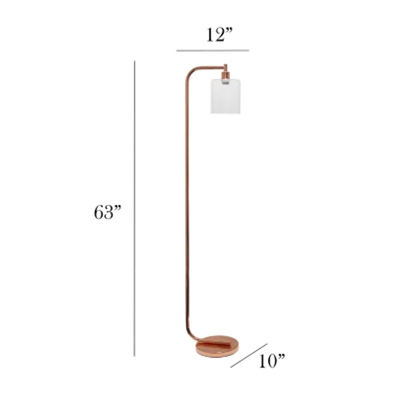 Antique Style Industrial Iron Lantern Floor Lamp