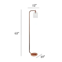 Antique Style Industrial Iron Lantern Floor Lamp