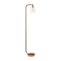 Antique Style Industrial Iron Lantern Floor Lamp