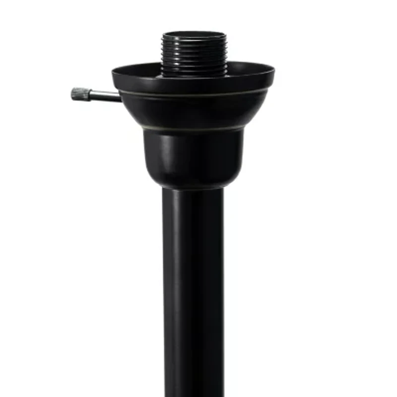 3 Light Floor Lamp with Scalloped Glass Shades