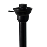 3 Light Floor Lamp with Scalloped Glass Shades