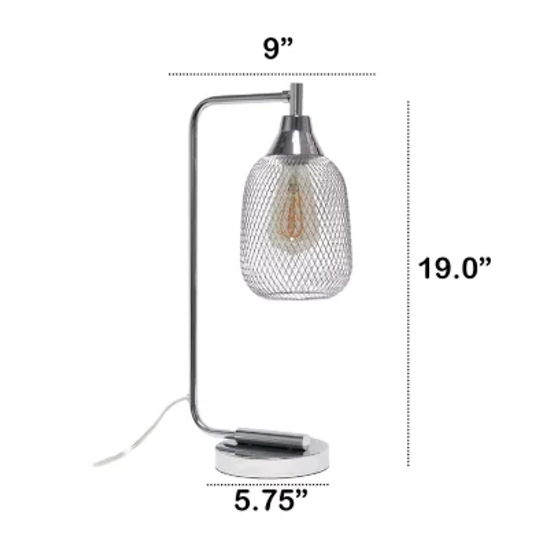 Industrial Mesh Desk Lamp