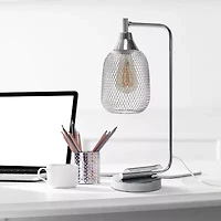 Industrial Mesh Desk Lamp