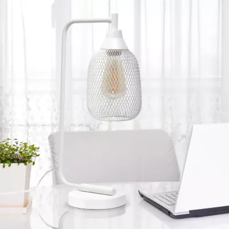 Industrial Mesh Desk Lamp