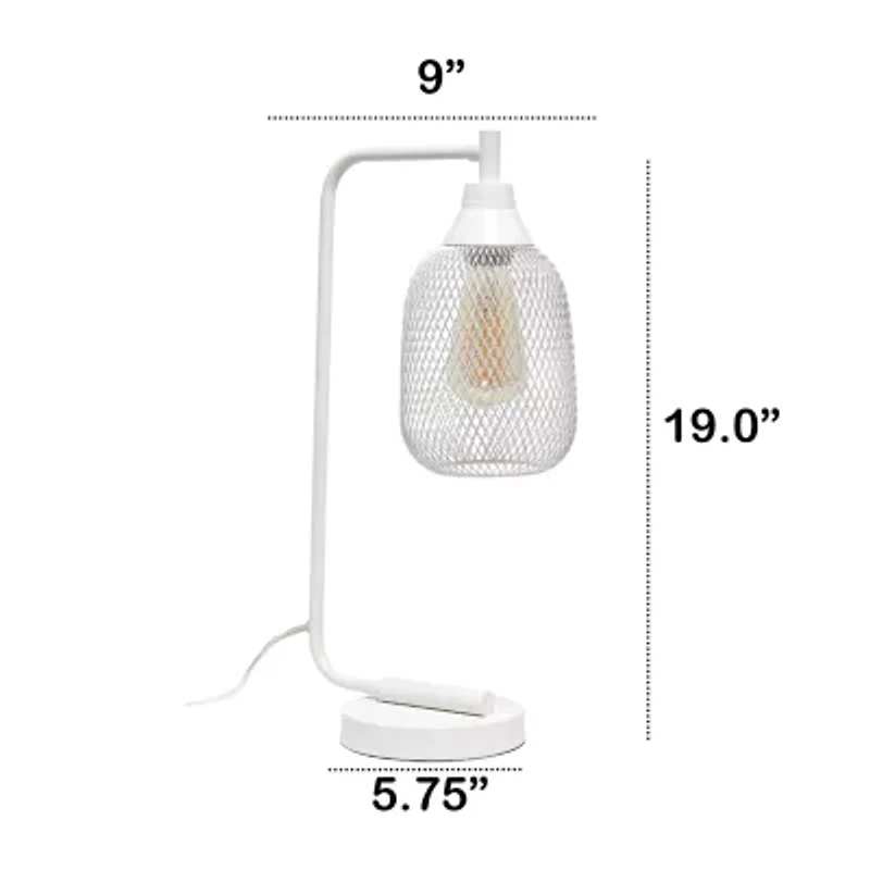 Industrial Mesh Desk Lamp
